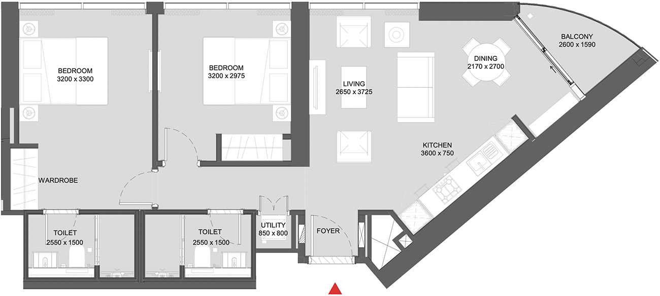 2 Bed Apartment